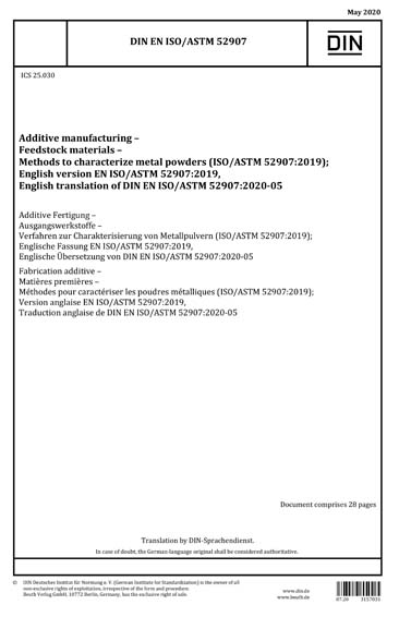 Standards PDF Cover Page