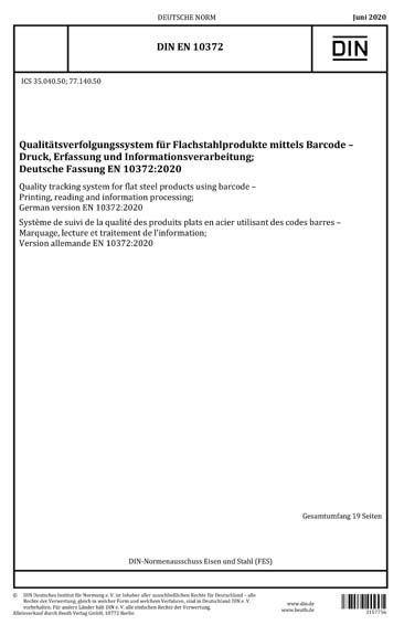 Standards PDF Cover Page