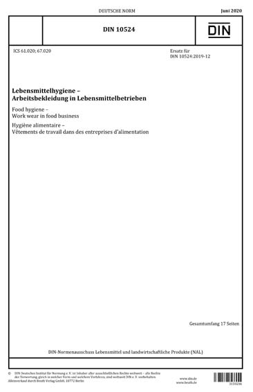 Standards PDF Cover Page