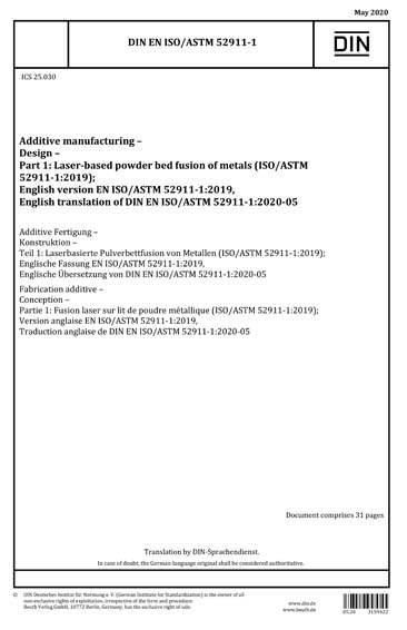 Standards PDF Cover Page