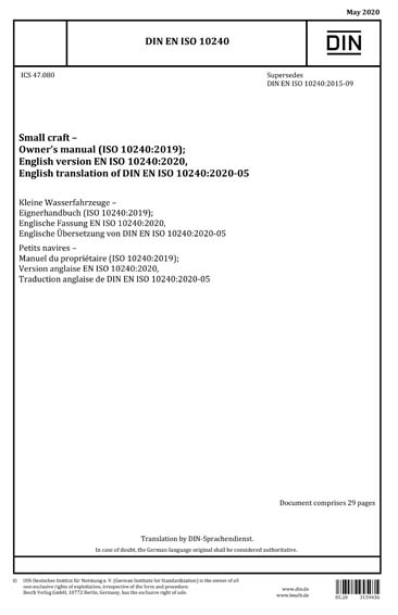 Standards PDF Cover Page