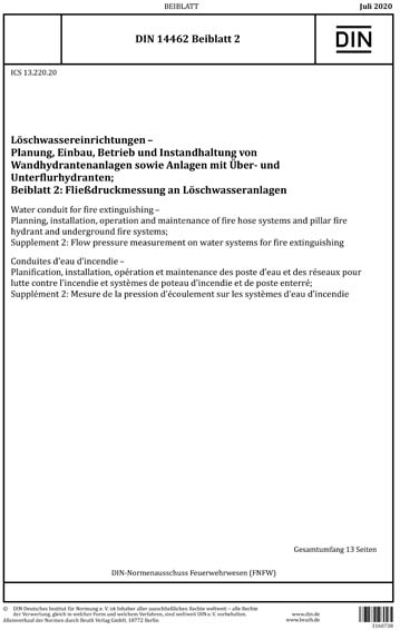 Standards PDF Cover Page