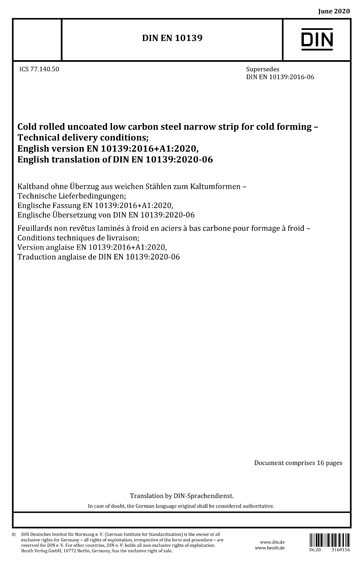 Standards PDF Cover Page