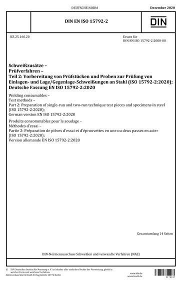 Standards PDF Cover Page