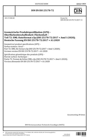 Standards PDF Cover Page