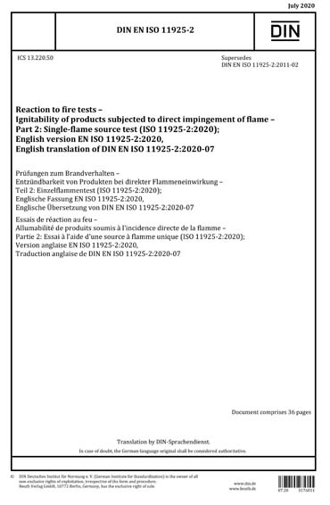 Standards PDF Cover Page