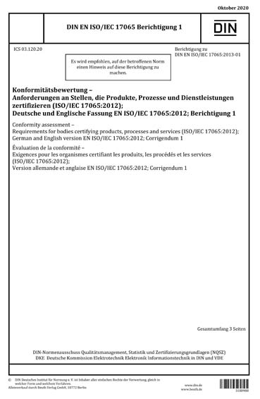 Standards PDF Cover Page