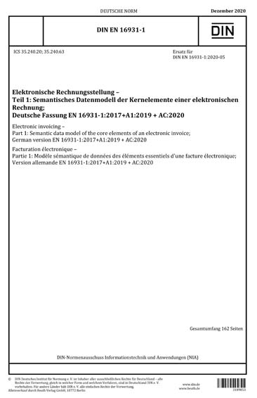 Standards PDF Cover Page