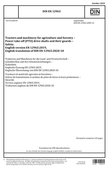 Standards PDF Cover Page