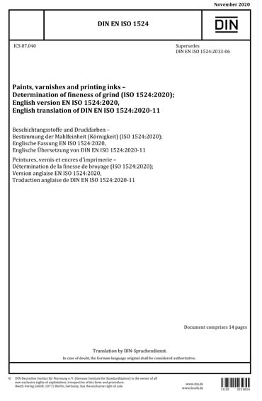 Standards PDF Cover Page