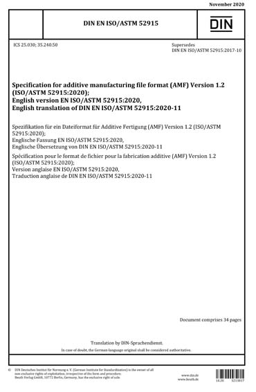 Standards PDF Cover Page