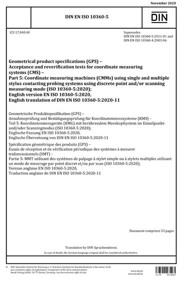 Standards PDF Cover Page