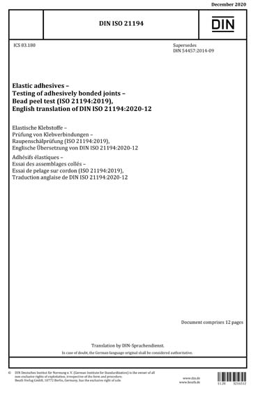 Standards PDF Cover Page