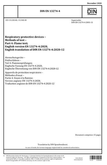 Standards PDF Cover Page