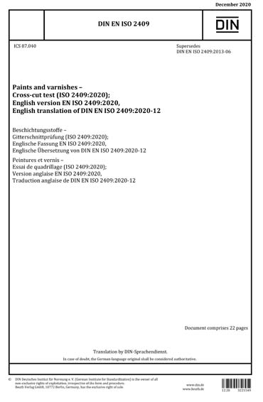 Standards PDF Cover Page