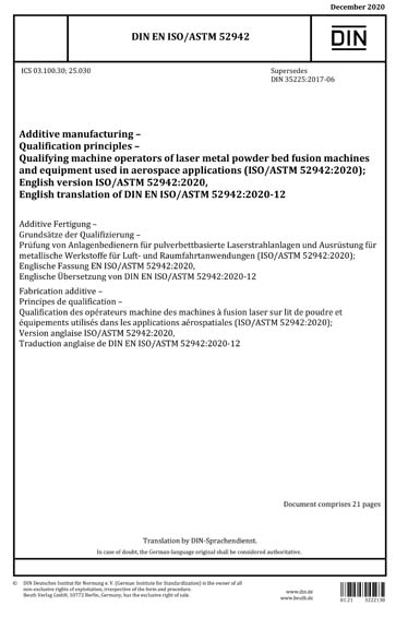 Standards PDF Cover Page