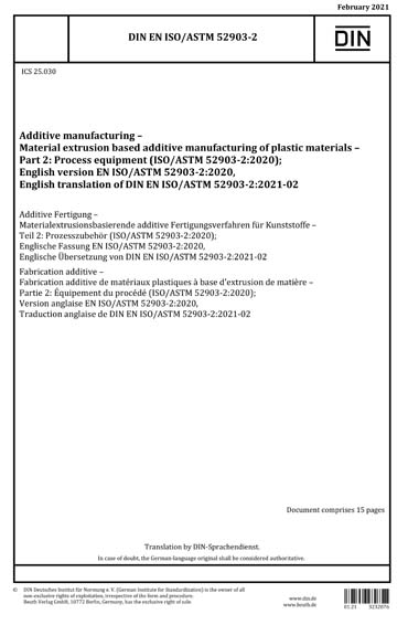 Standards PDF Cover Page