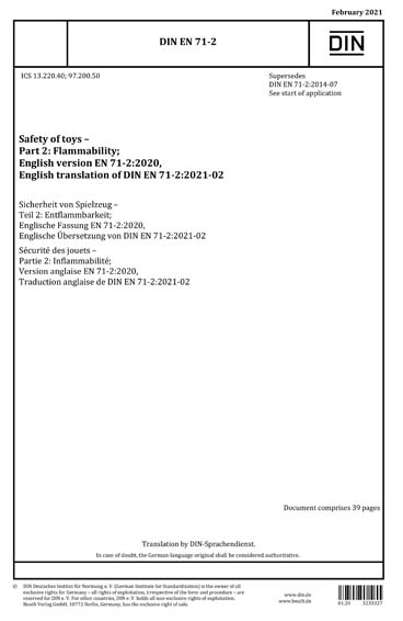 Standards PDF Cover Page