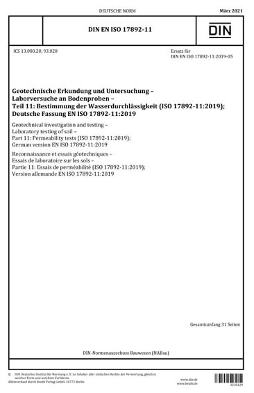 Standards PDF Cover Page