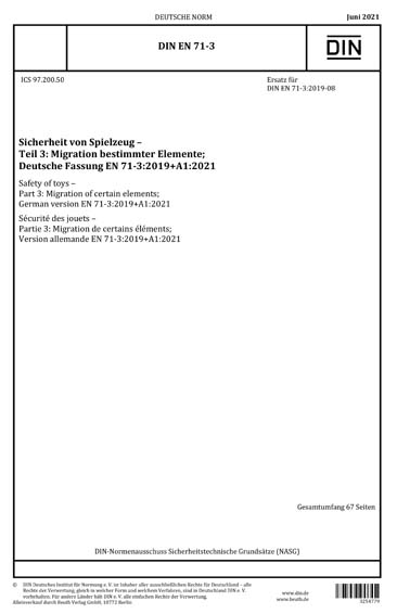 Standards PDF Cover Page