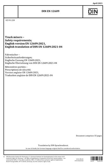 Standards PDF Cover Page