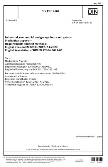 Standards PDF Cover Page