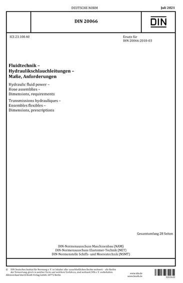 Standards PDF Cover Page