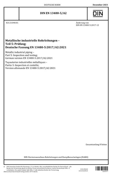 Standards PDF Cover Page