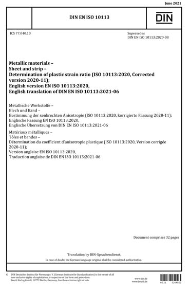 Standards PDF Cover Page