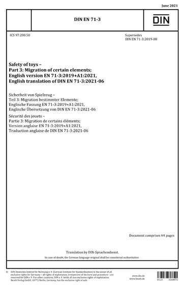 Standards PDF Cover Page