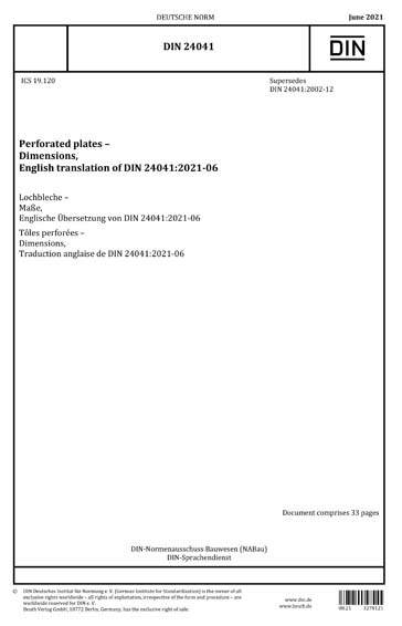 Standards PDF Cover Page