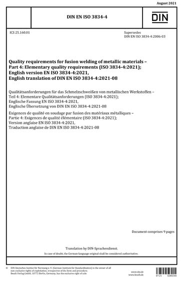 Standards PDF Cover Page