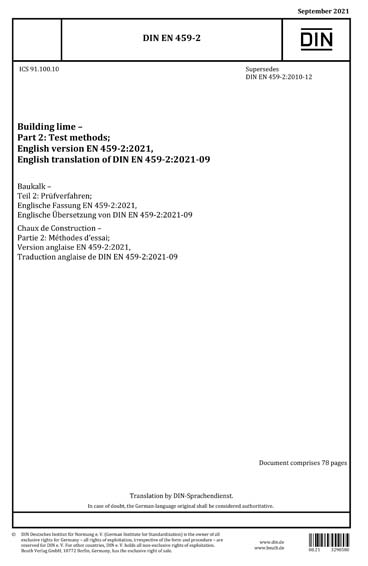 Standards PDF Cover Page