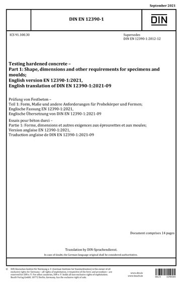 Standards PDF Cover Page