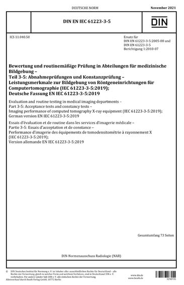 Standards PDF Cover Page