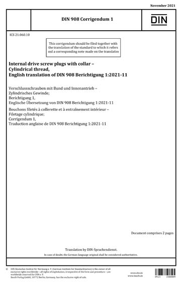Standards PDF Cover Page