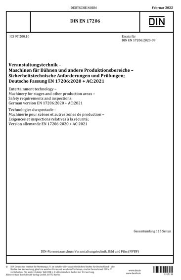 Standards PDF Cover Page