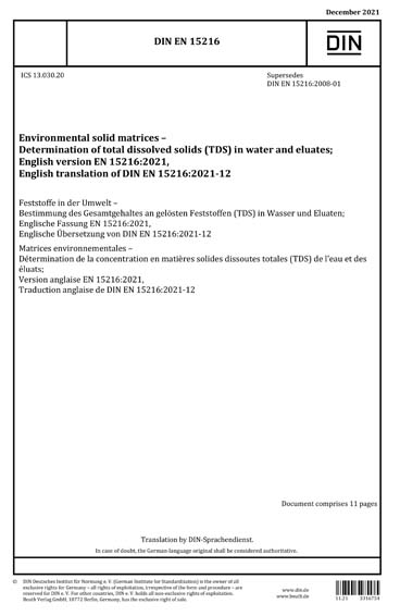 Standards PDF Cover Page
