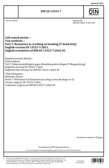 Standards PDF Cover Page
