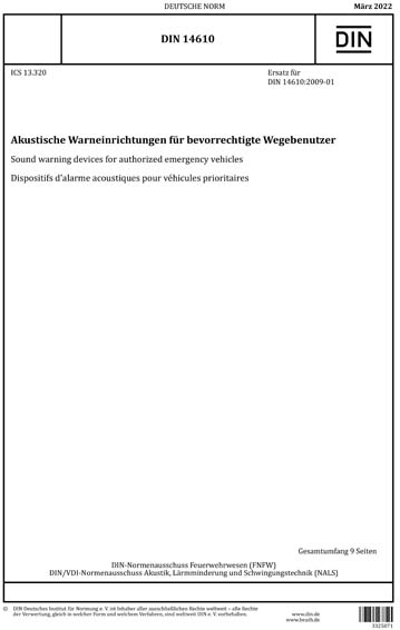Standards PDF Cover Page