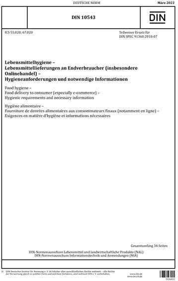 Standards PDF Cover Page