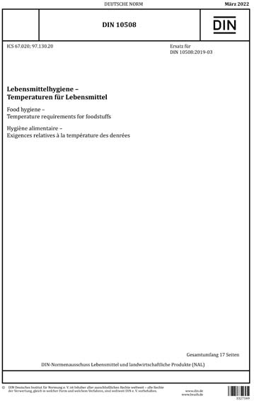 Standards PDF Cover Page