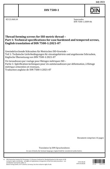 Standards PDF Cover Page