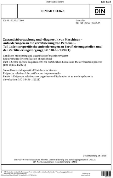 Standards PDF Cover Page