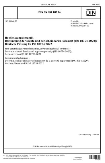 Standards PDF Cover Page