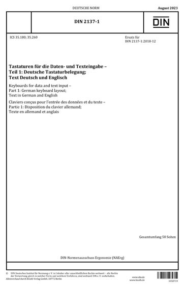 Standards PDF Cover Page