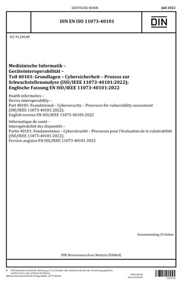 Standards PDF Cover Page