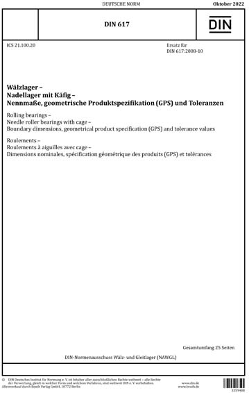 Standards PDF Cover Page