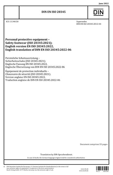 Standards PDF Cover Page