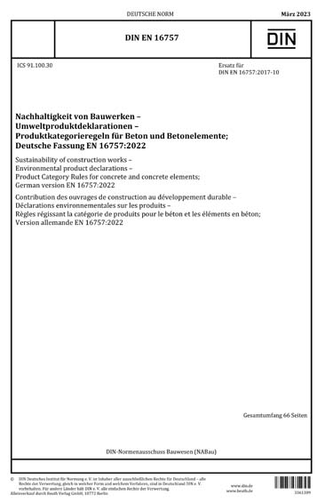 Standards PDF Cover Page
